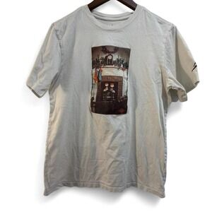 Nike Air Jordan AJ 85 CHIMNEY Men's T-SHIRT White Santa Sneakers Size M